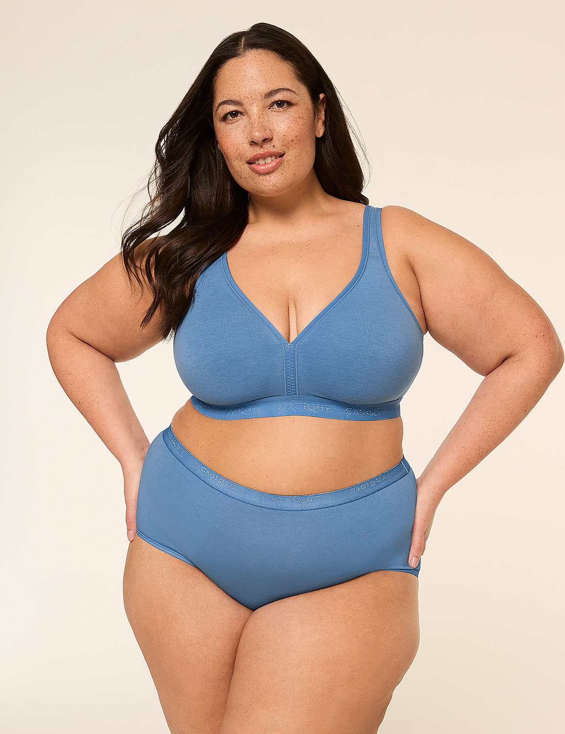 Cotton Lightly Lined No-Wire Bra Product Image 3