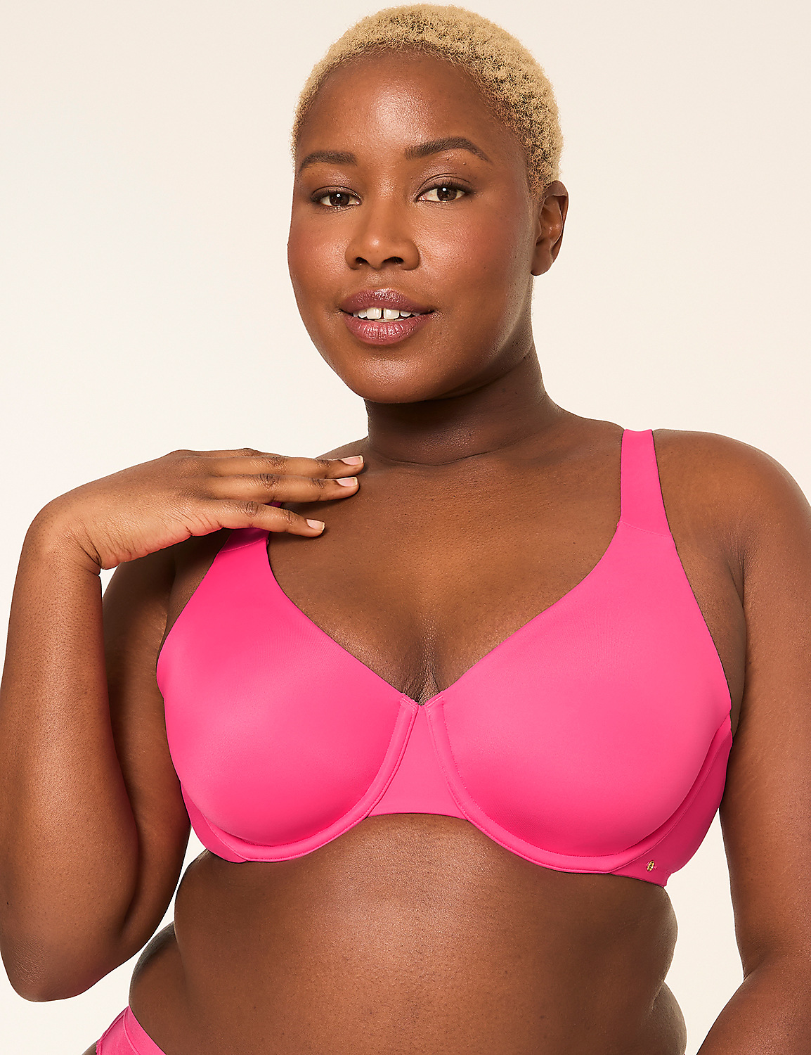 Smart Lift&trade; Unlined Full Coverage Bra Product Image 1