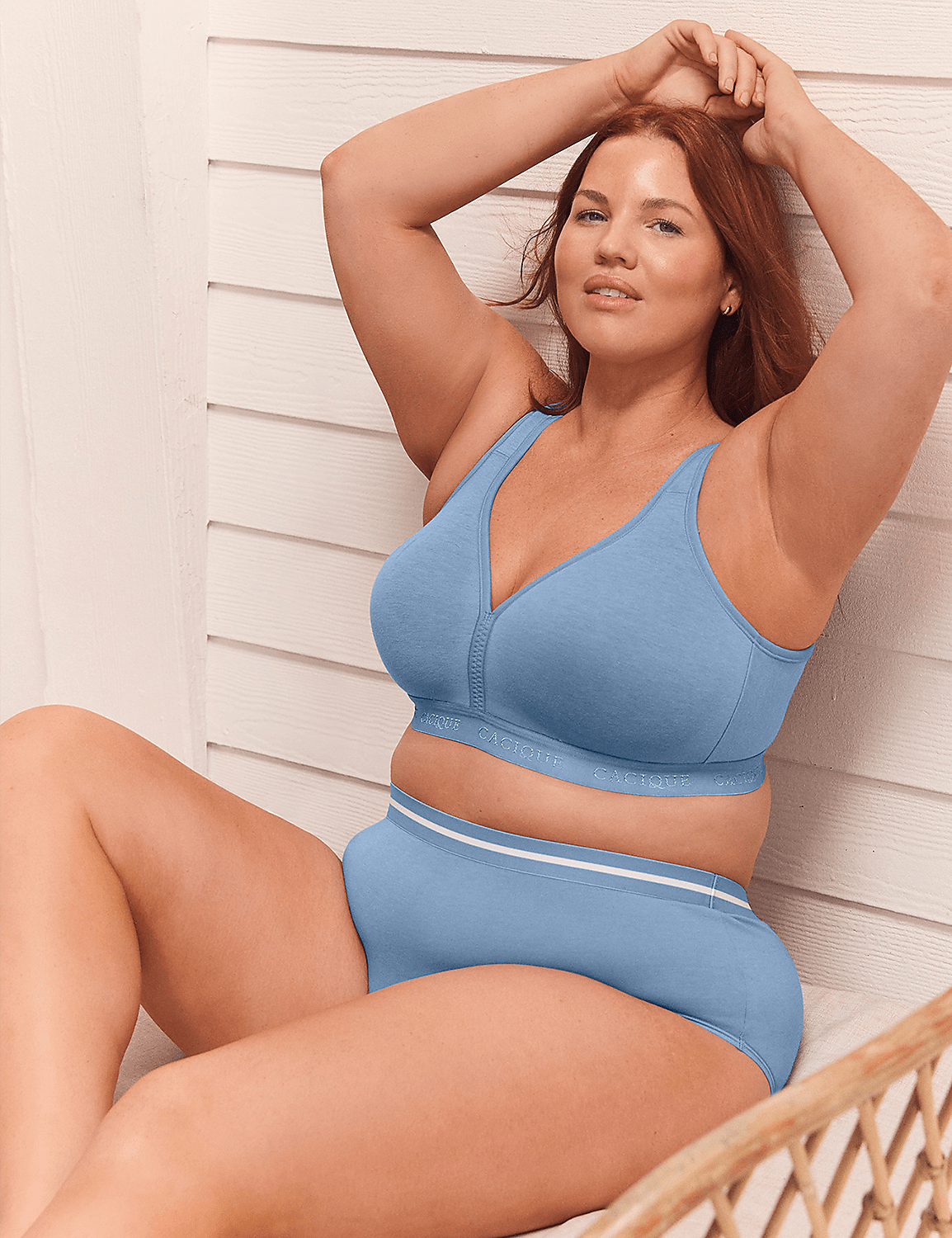 Cotton Lightly Lined No-Wire Bra Product Image 5
