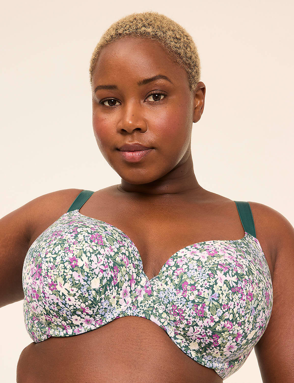 Cotton Lightly Lined T-Shirt Bra Product Image 1