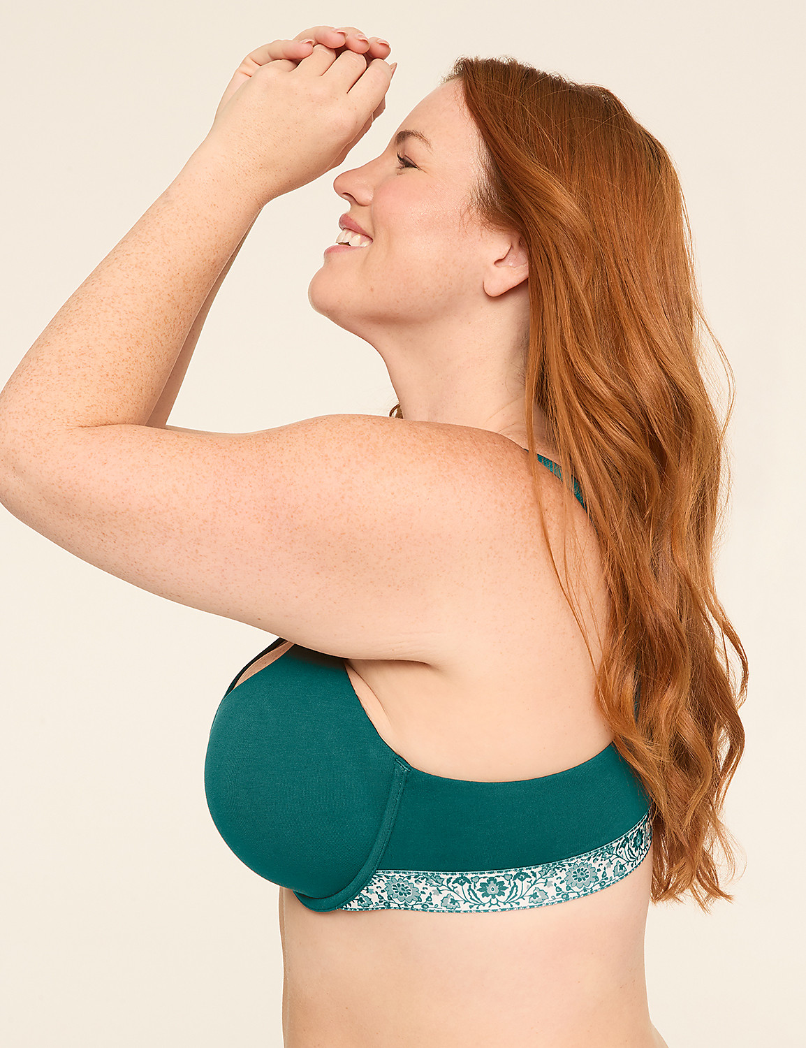 Cotton Lightly Lined T-Shirt Bra Product Image 3