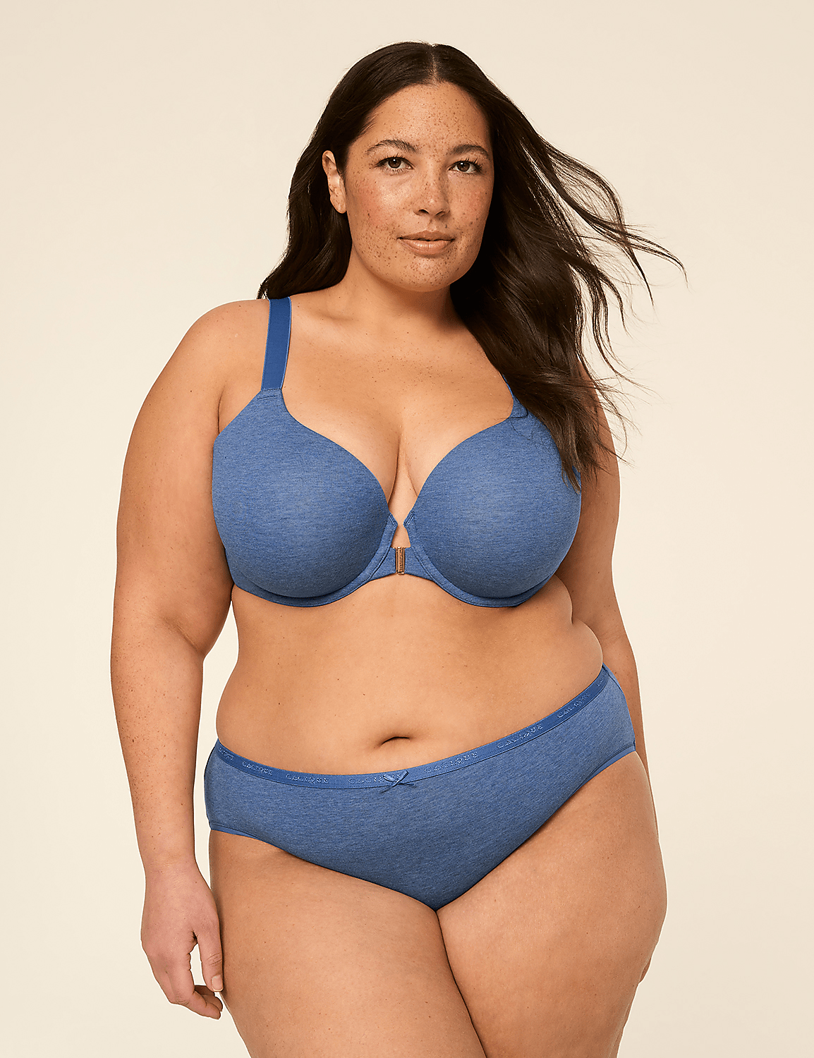 Front-Close Cotton Lightly Lined T-Shirt Bra Product Image 4
