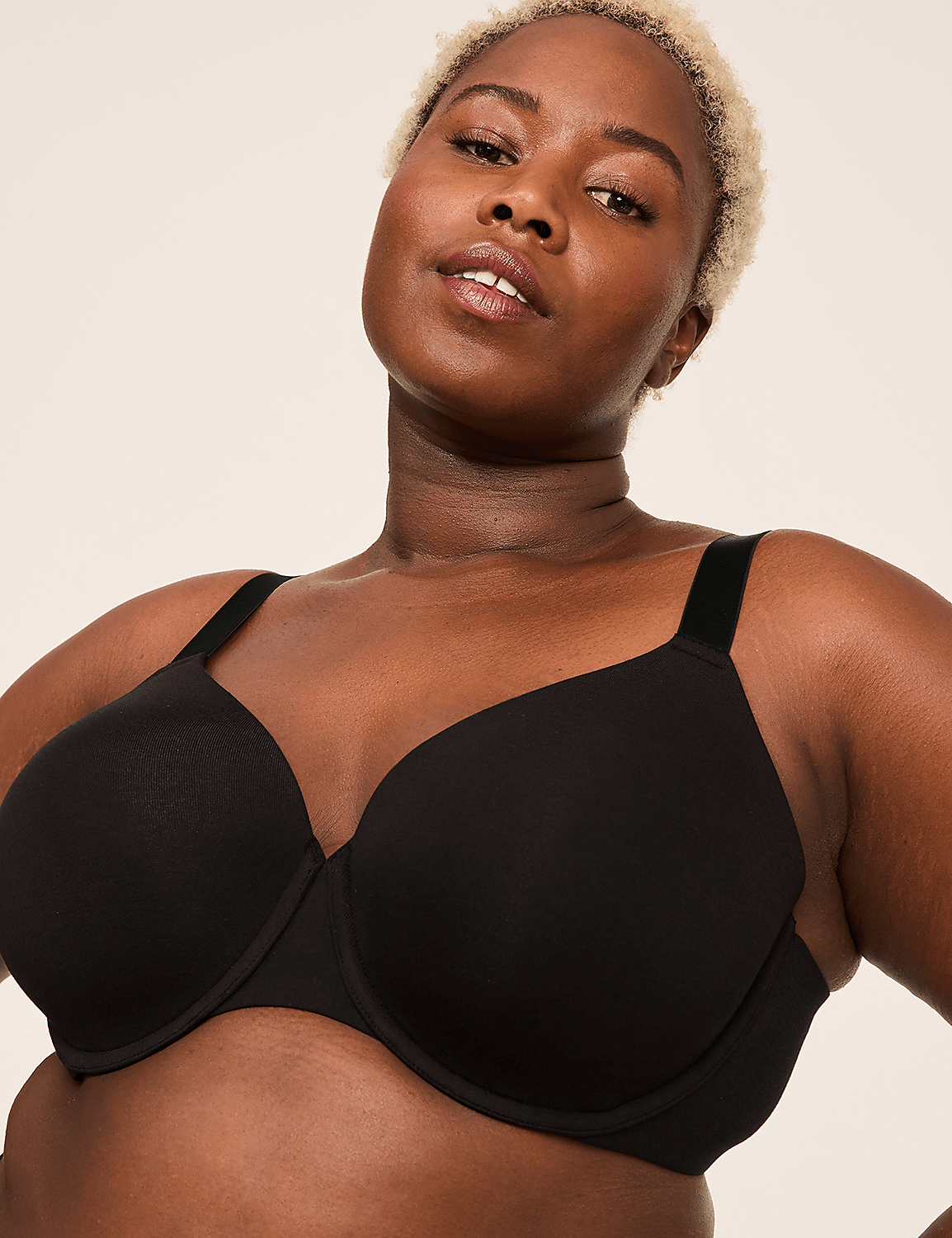 Cotton Lightly Lined Full Coverage Bra Product Image 1