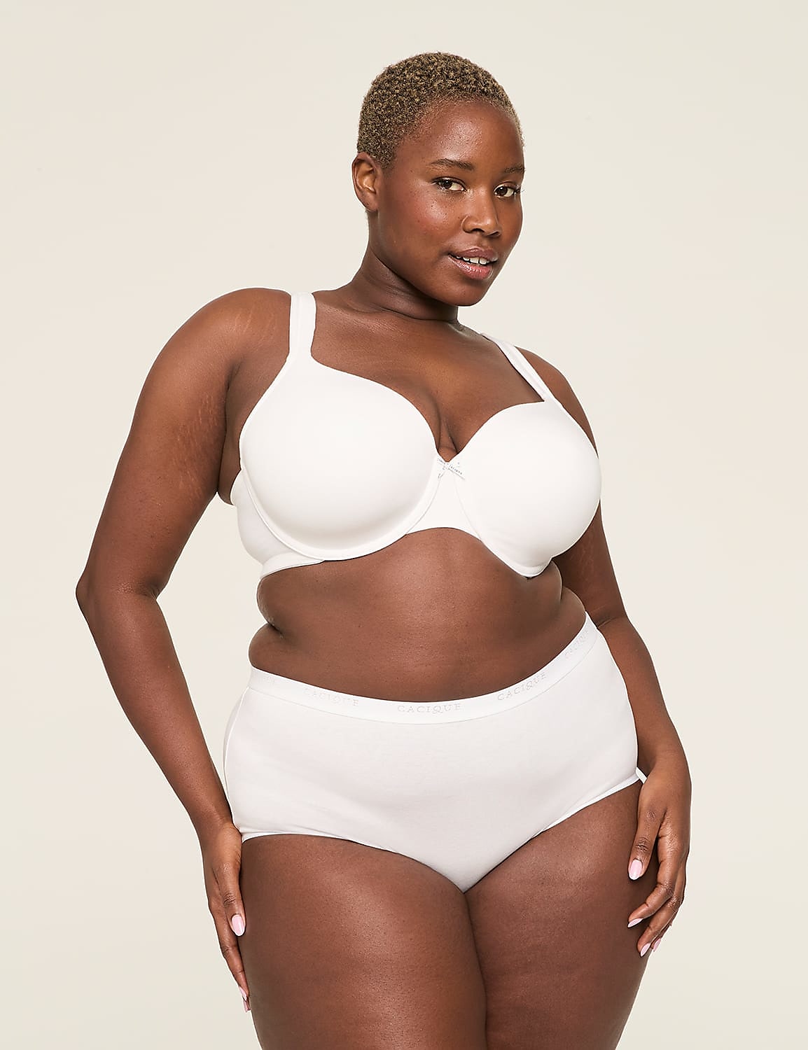 Cotton Lightly Lined Full Coverage Bra Product Image 1