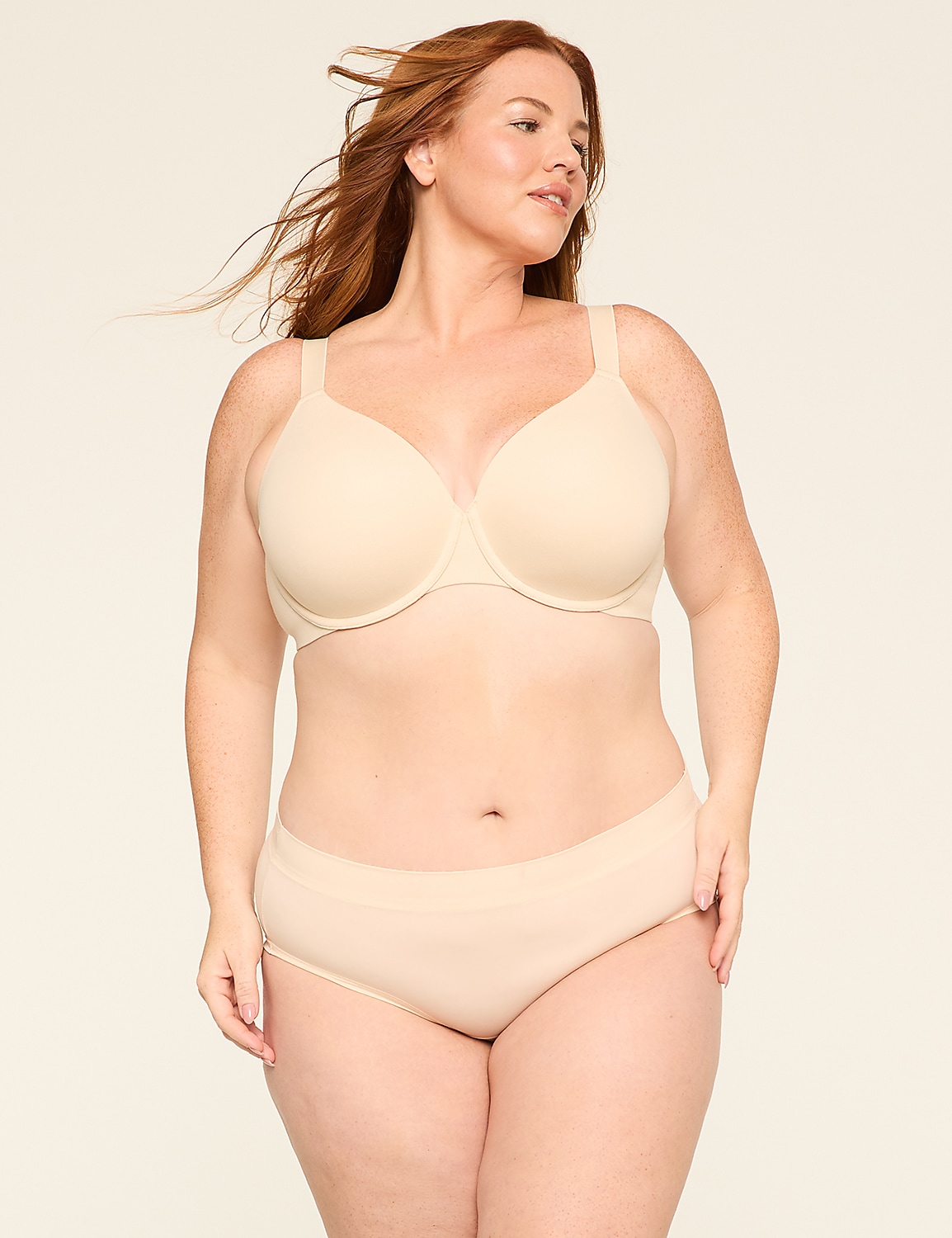 Cotton Lightly Lined Full Coverage Bra Product Image 4