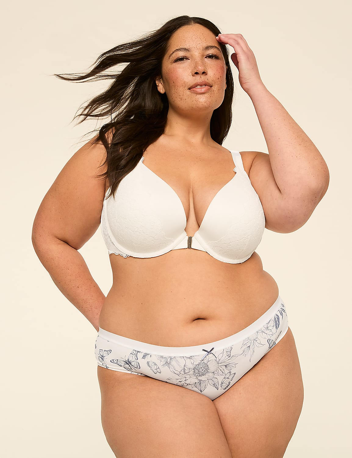 Front-Close Smooth Boost Plunge Bra Product Image 4