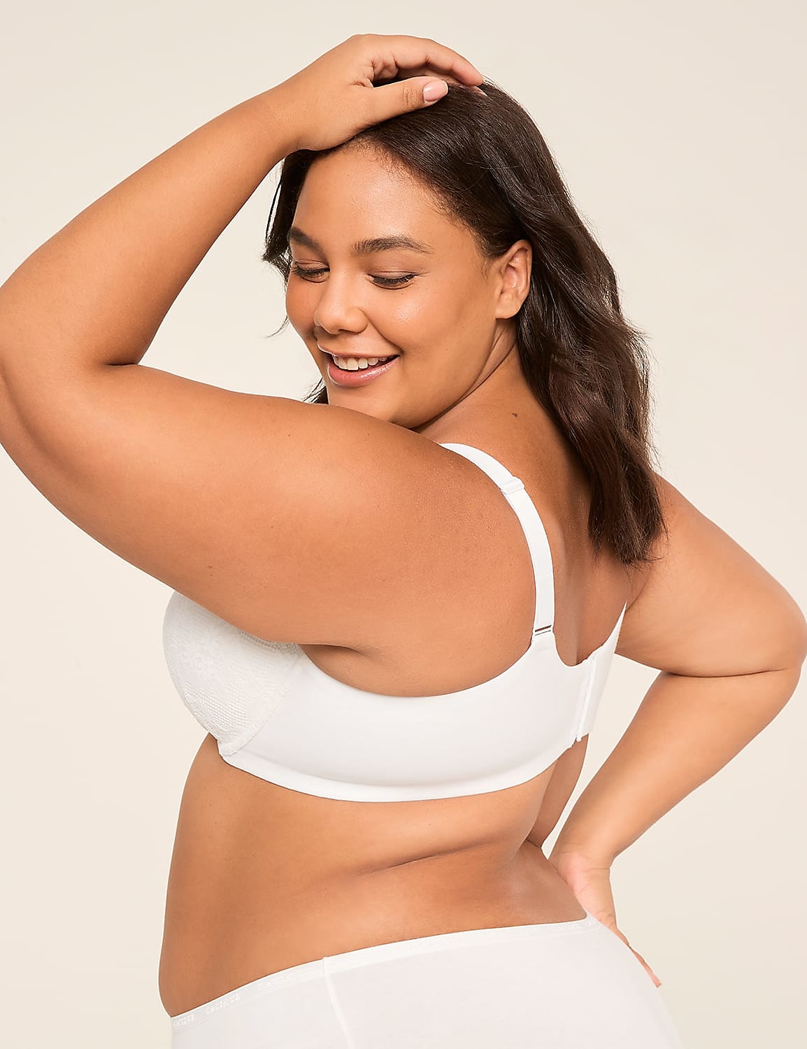 Cotton Lightly Lined T-Shirt Bra With Lace Product Image 3