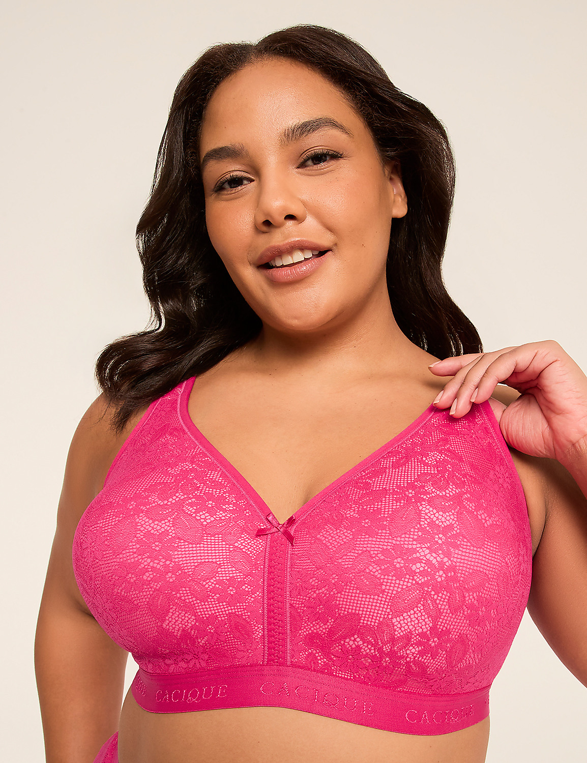 Cotton Lightly Lined No-Wire Bra Product Image 1