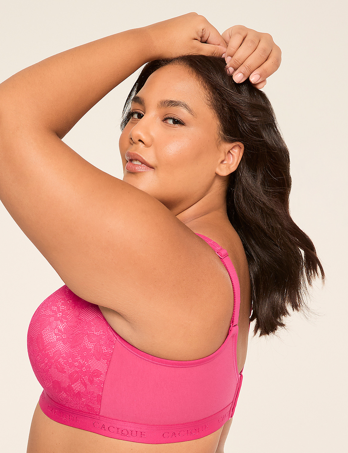 Cotton Lightly Lined No-Wire Bra Product Image 3
