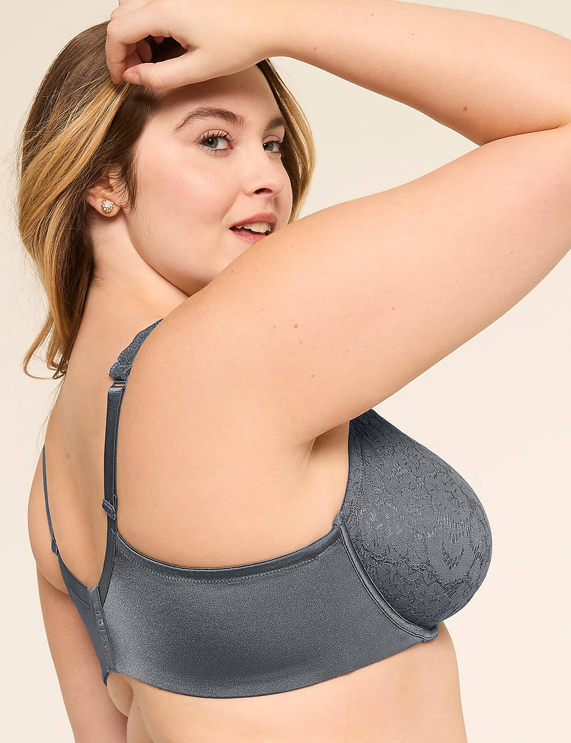 Lace Unlined Full Coverage Bra Product Image 3