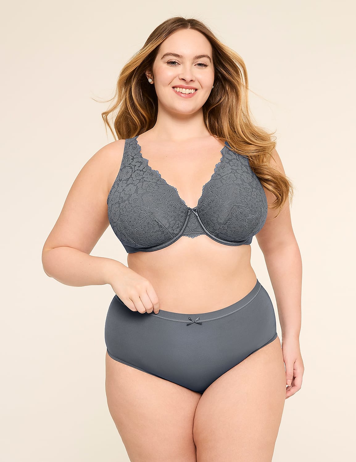 Lace Unlined Full Coverage Bra Product Image 4