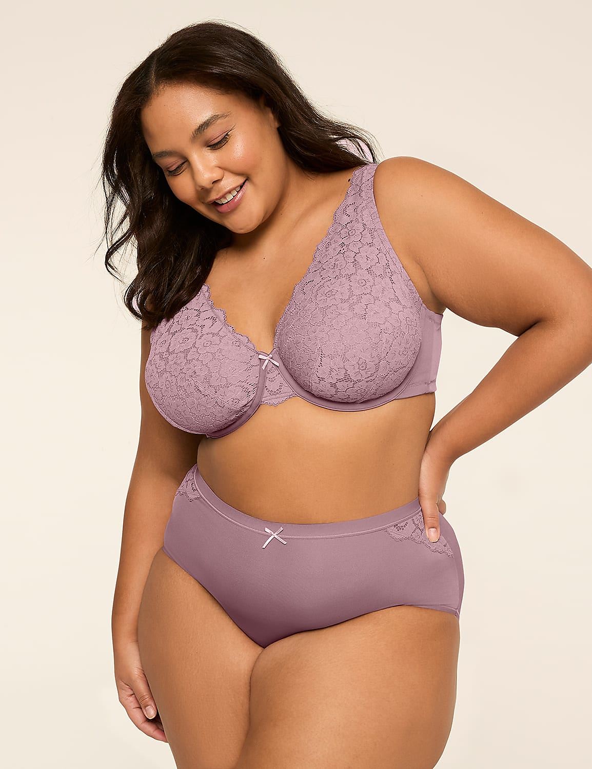 Lace Unlined Full Coverage Bra Product Image 4