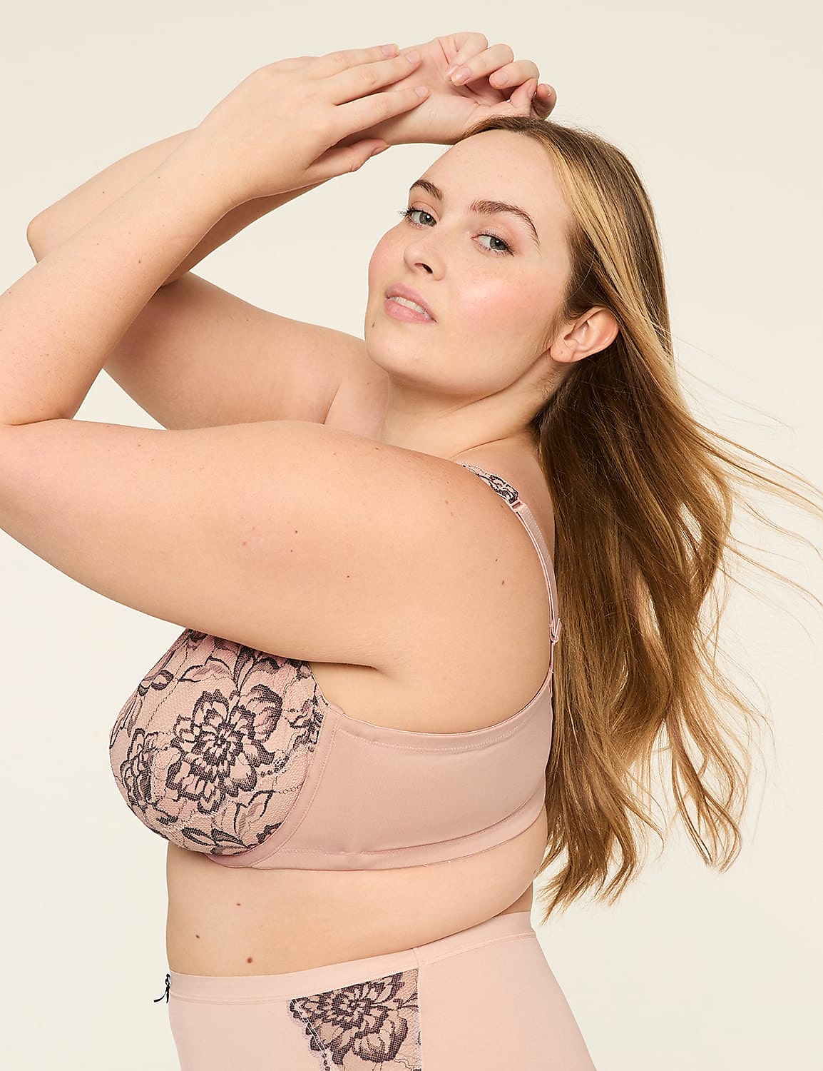 Lace Unlined Full Coverage Bra Product Image 3