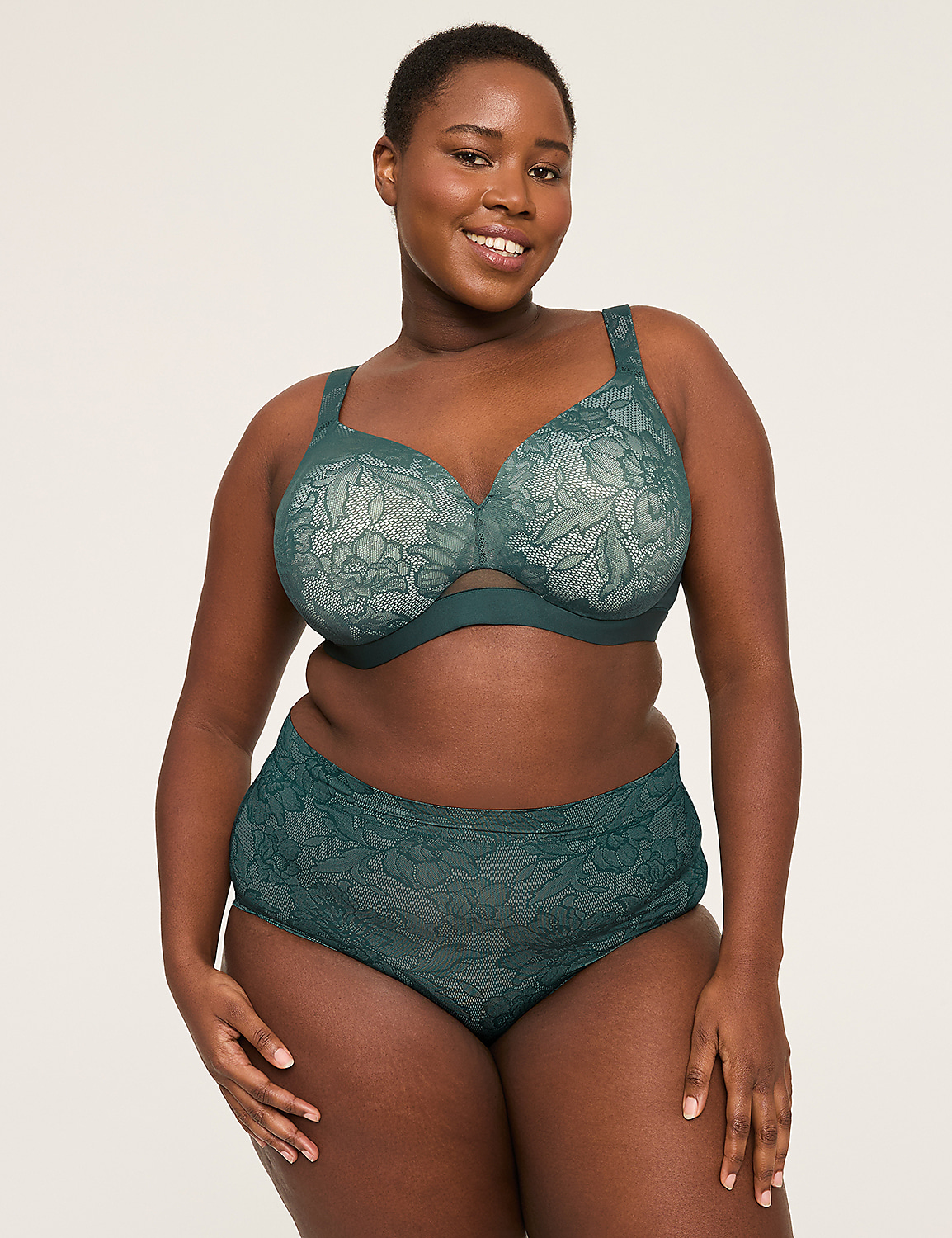 Comfort Bliss&reg; Lightly Lined Full Coverage Bra With Lace Product Image 4