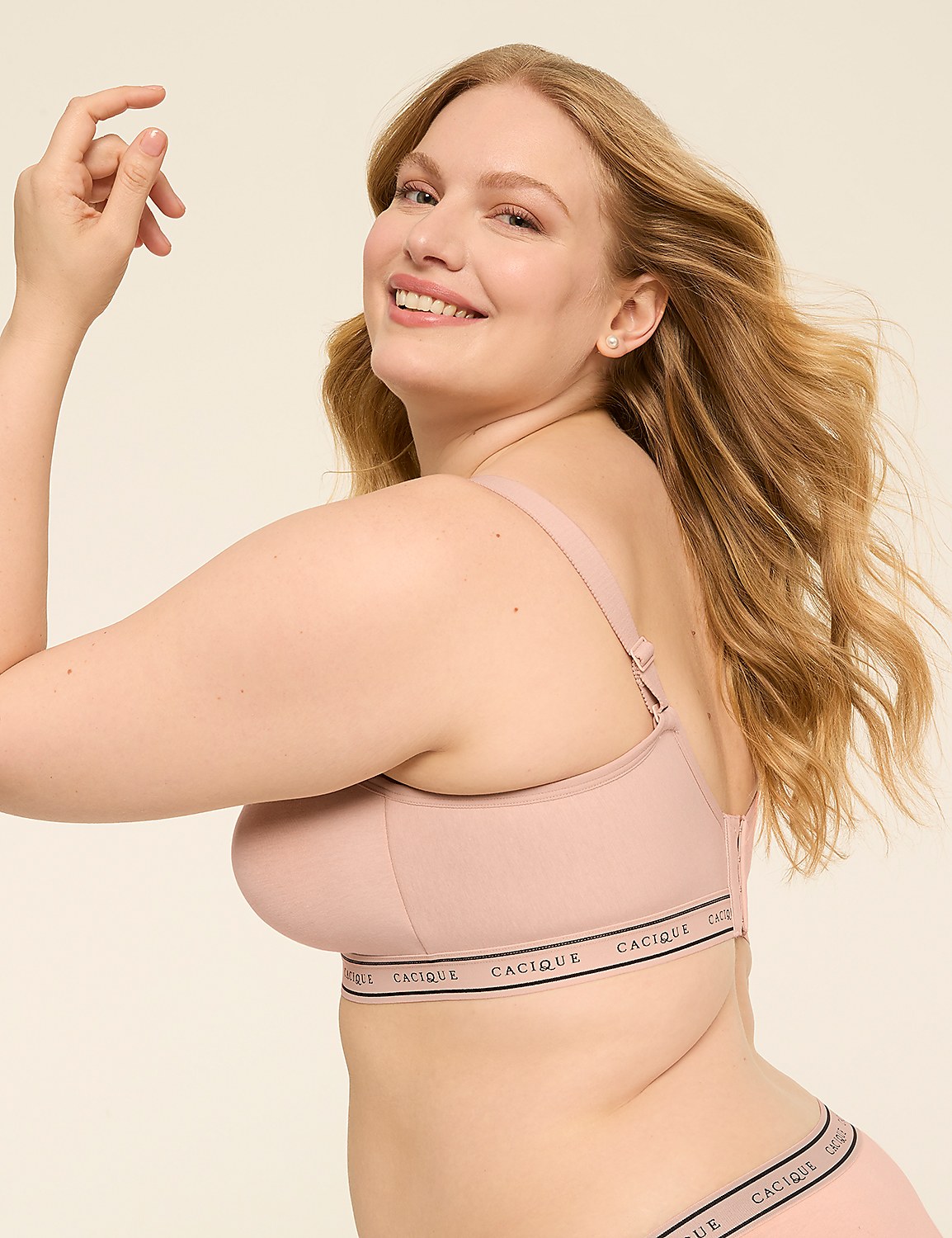 Cotton Scoop-Neck Unlined No-Wire Bra Product Image 4