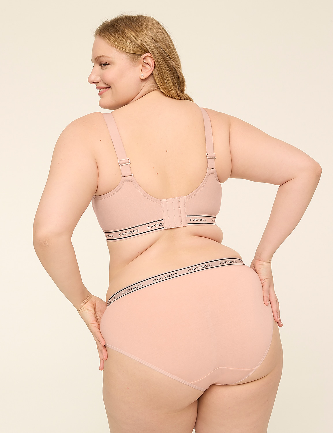 Cotton Scoop-Neck Unlined No-Wire Bra Product Image 2