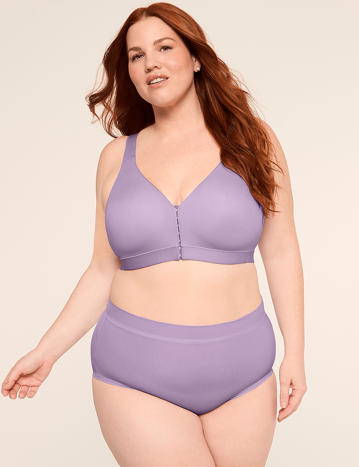 Front-Close Comfort Bliss&reg; Lightly Lined No-Wire Bra Product Image 4
