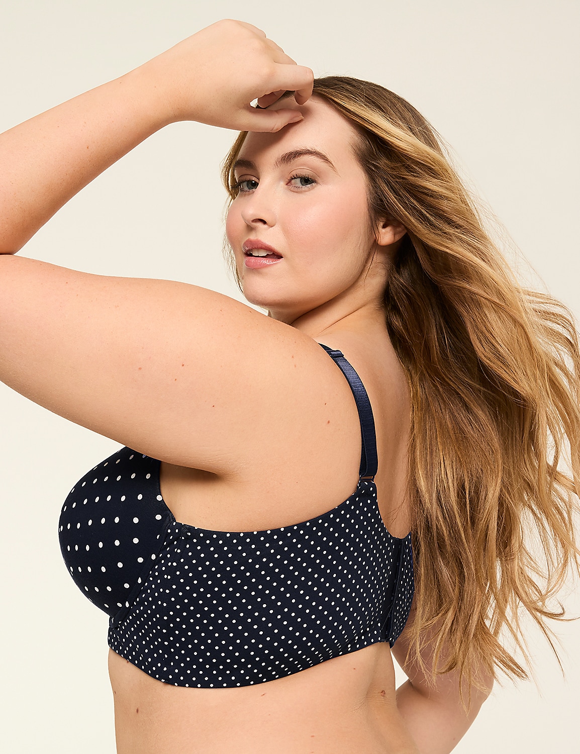 Cotton Lightly Lined Longline T-Shirt Bra Product Image 3