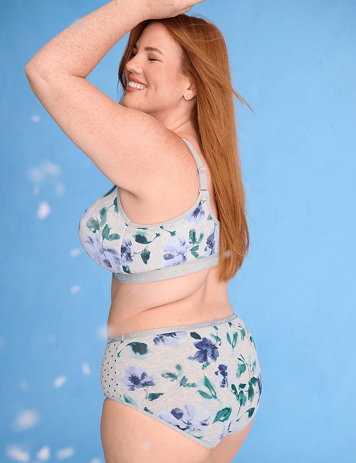 Cotton High-Leg Brief Panty Product Image 3