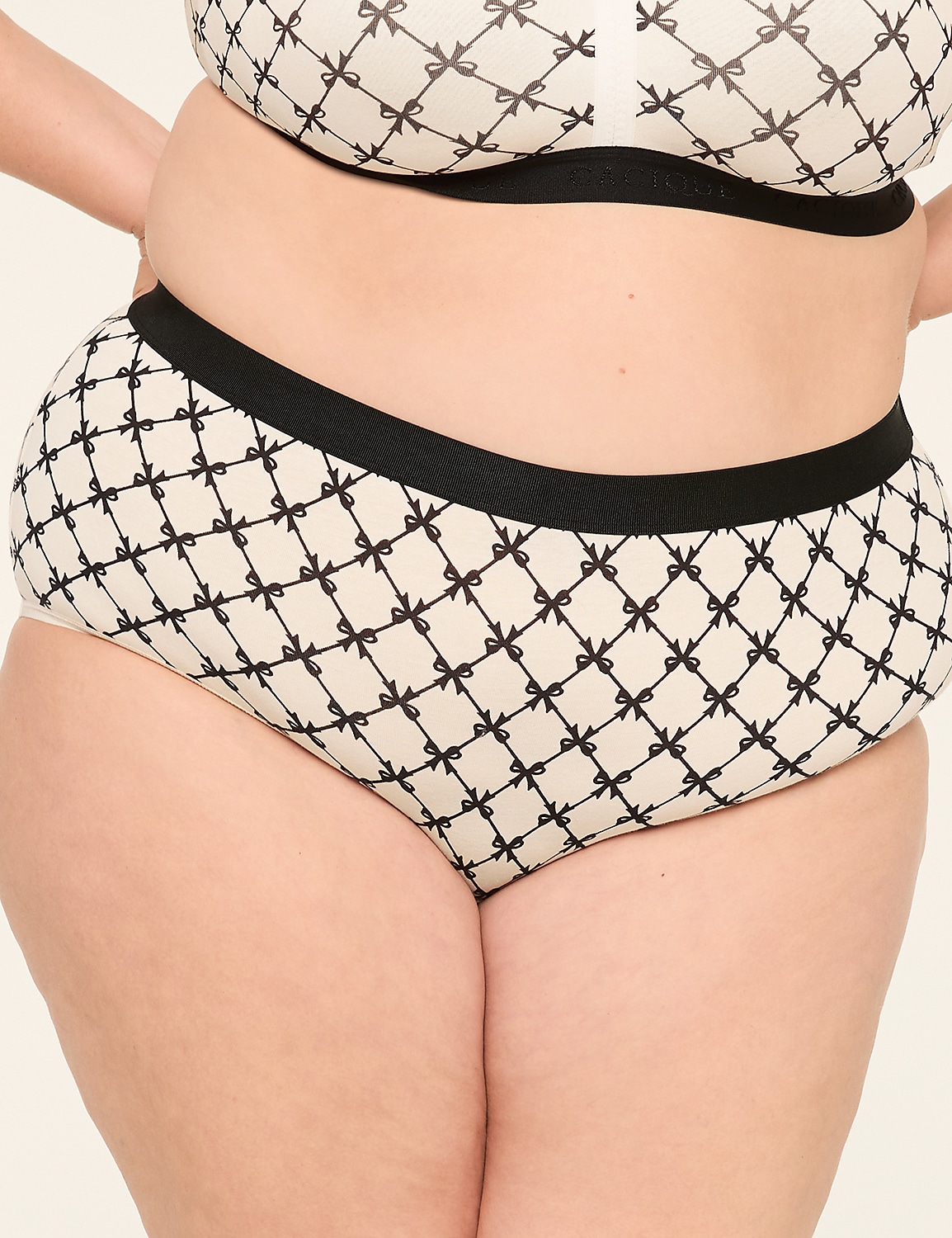 Cotton Full Brief Panty With Wide Waistband Product Image 1