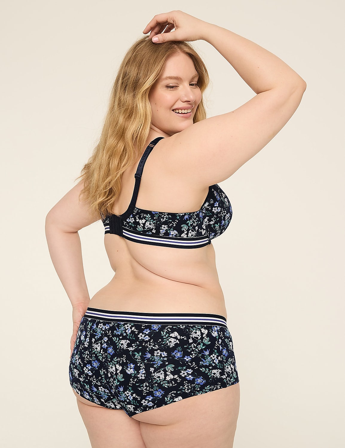 Cotton Boyshort Panty With Wide Waistband Product Image 2