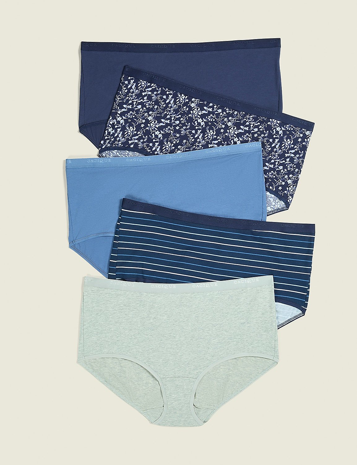Cotton Full Brief Panty - 5-Pack Product Image 1