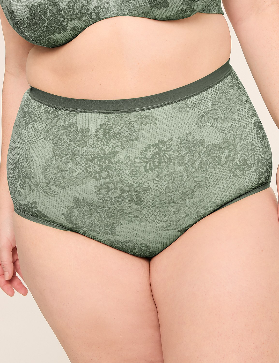 No-Show High-Waist Brief Panty Product Image 1