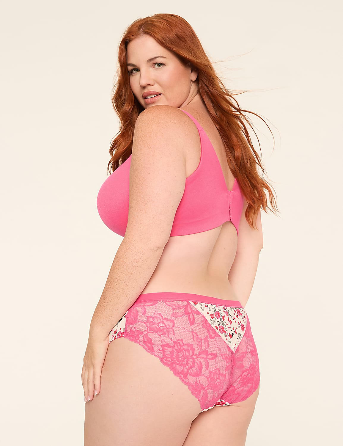 No-Show Lace-Back Hipster Panty Product Image 2