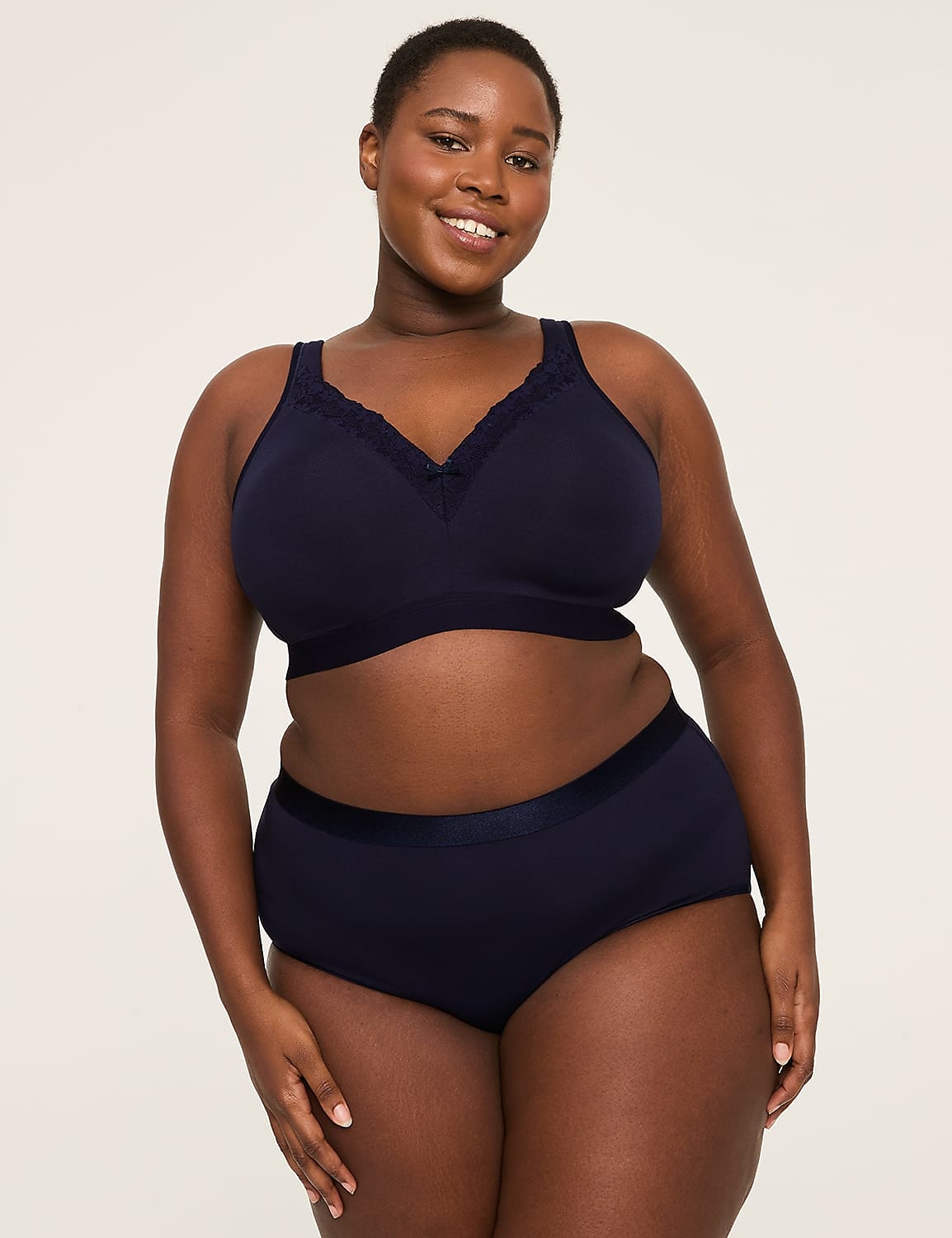 Cotton Lightly Lined No-Wire Bra Product Image 4