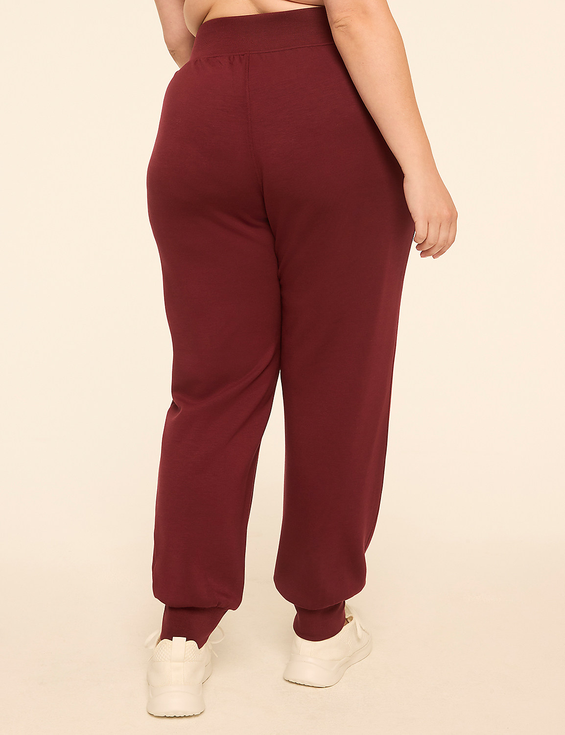 A person wearing maroon sweatpants and white sneakers stands against a plain, light-colored background. Product Image 2
