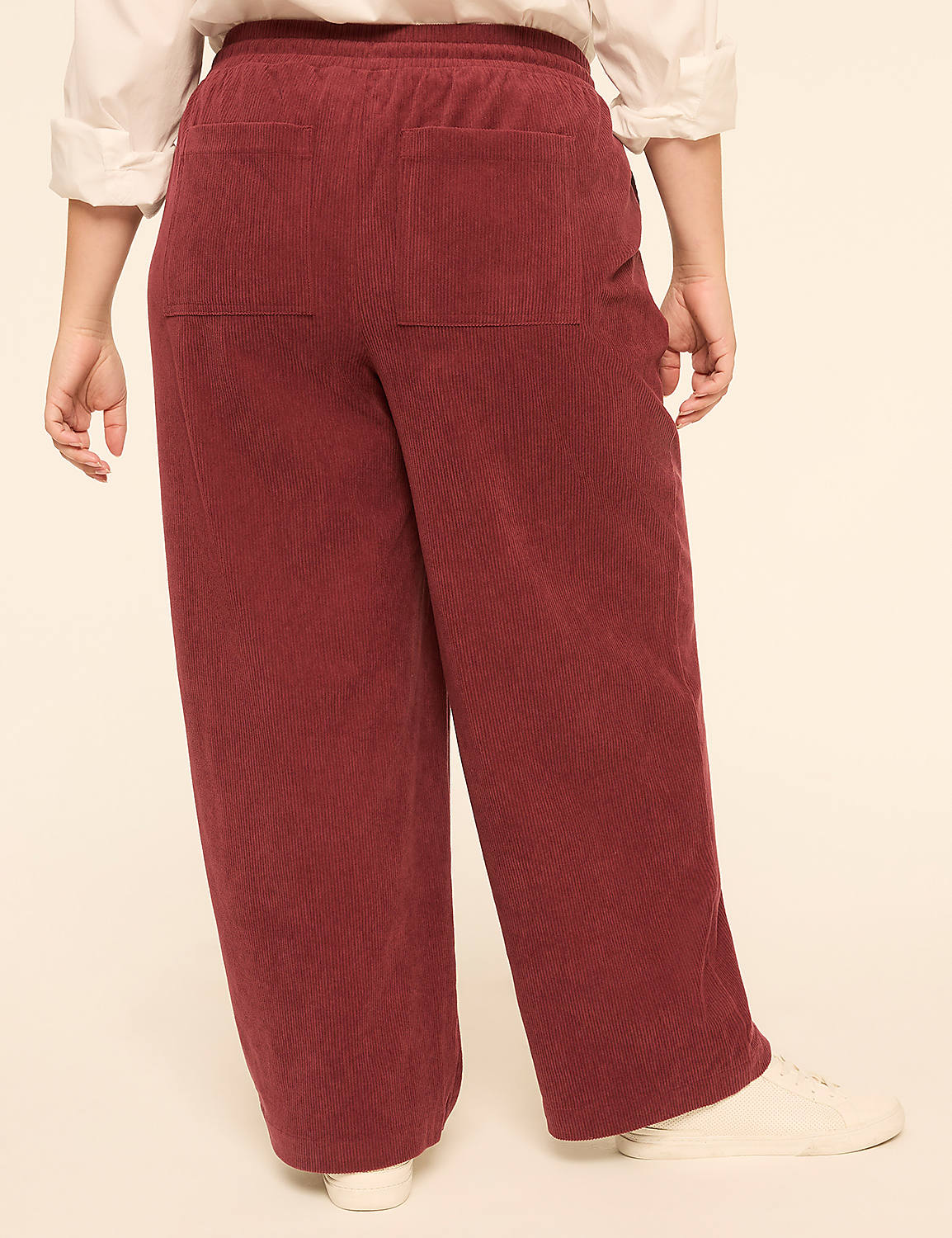 Corduroy Pull-On Relaxed Straight Leg Pant - thumbnail 5