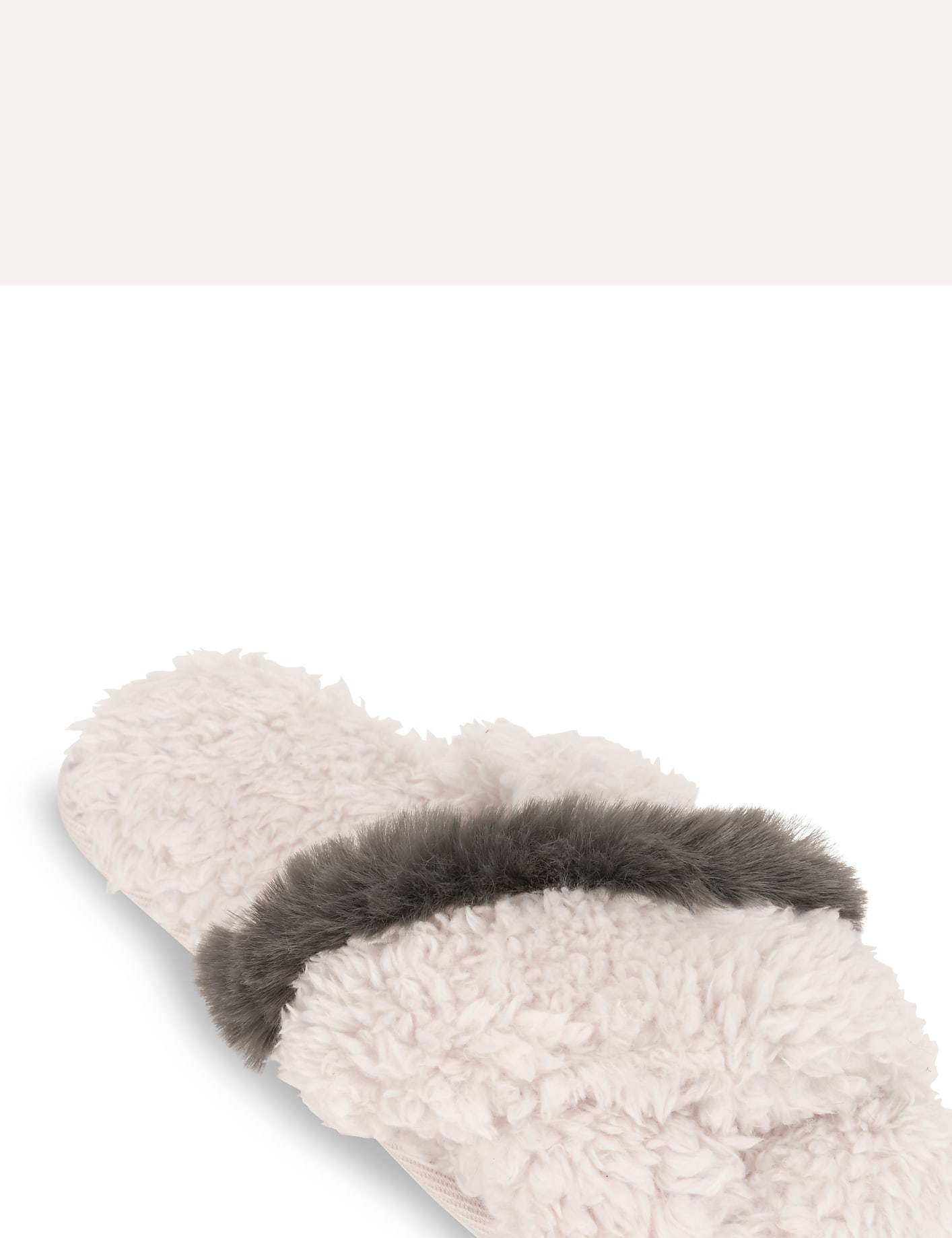 Lemon Night In Berber Slide Slipper Product Image 5