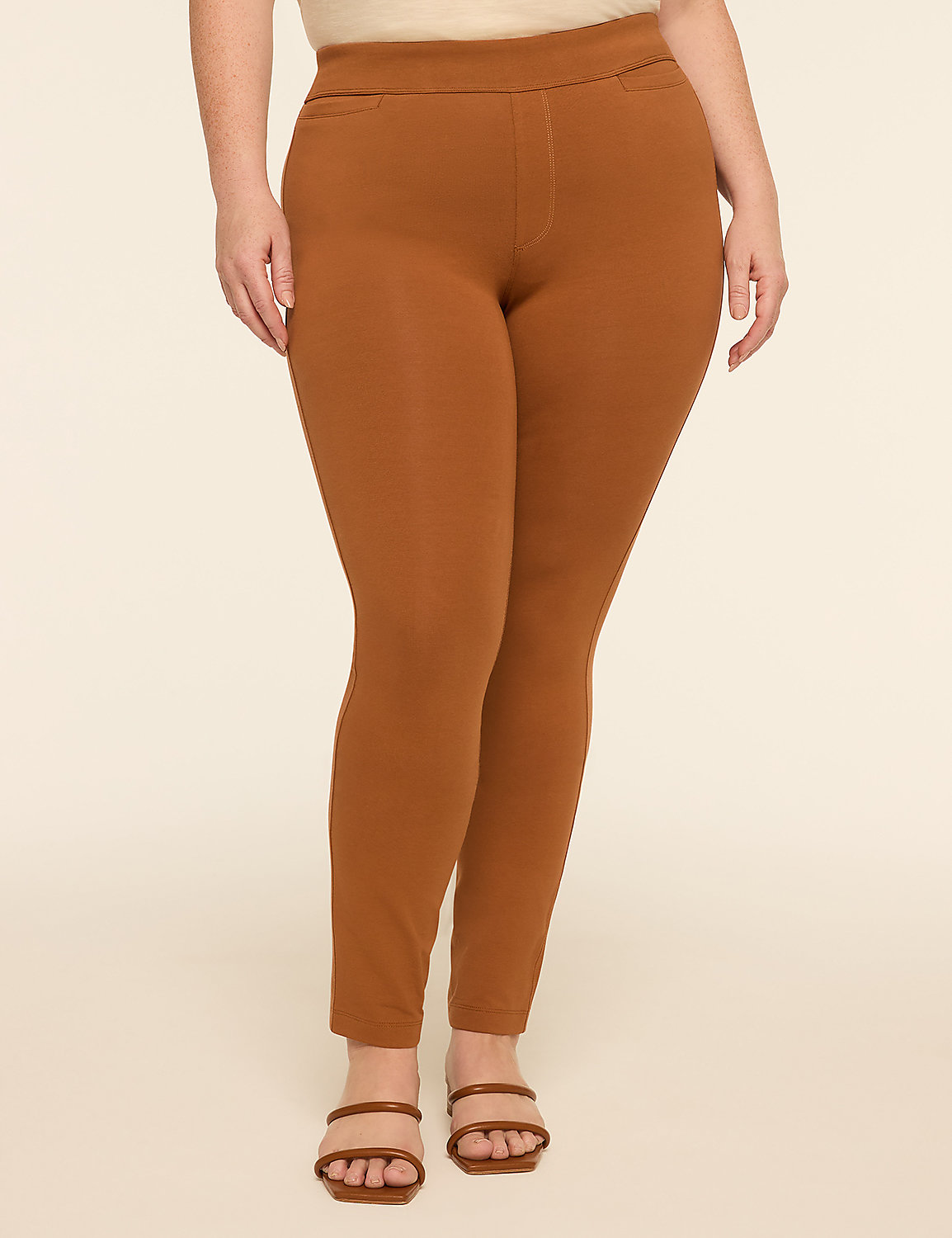 Knit Pull-On High-Rise Skinny Ankle Pant - thumbnail 4