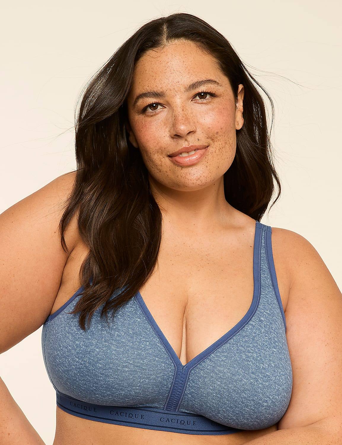 Lightly Lined No-Wire Bra Product Image 1