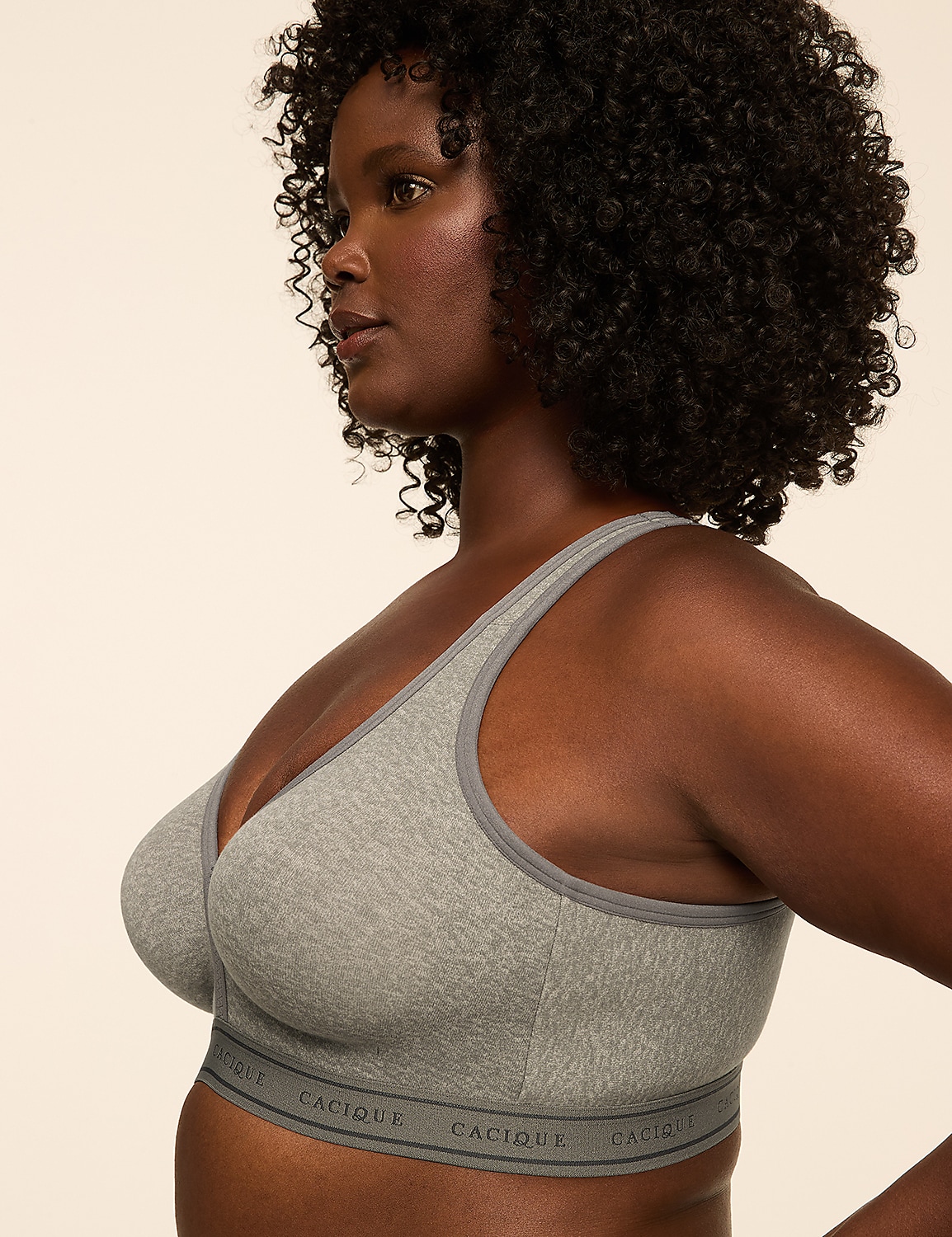 Cotton Unlined No-Wire Bra Product Image 3