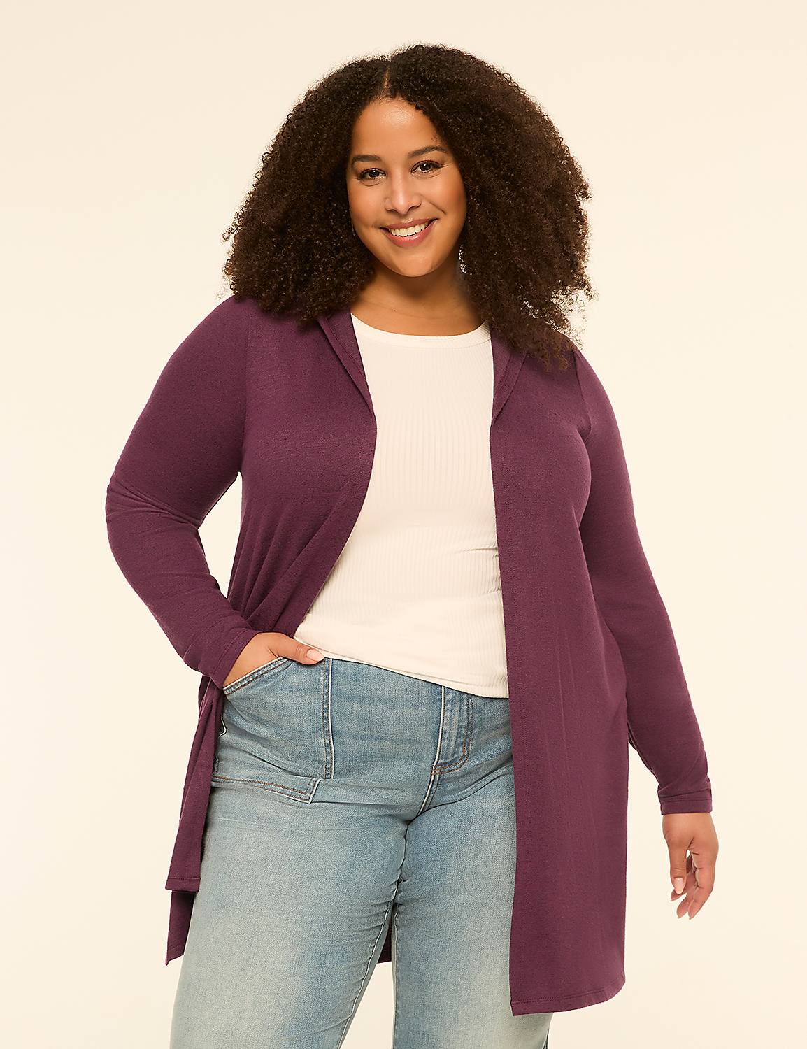 Open-Front Hooded Overpiece - thumbnail 7