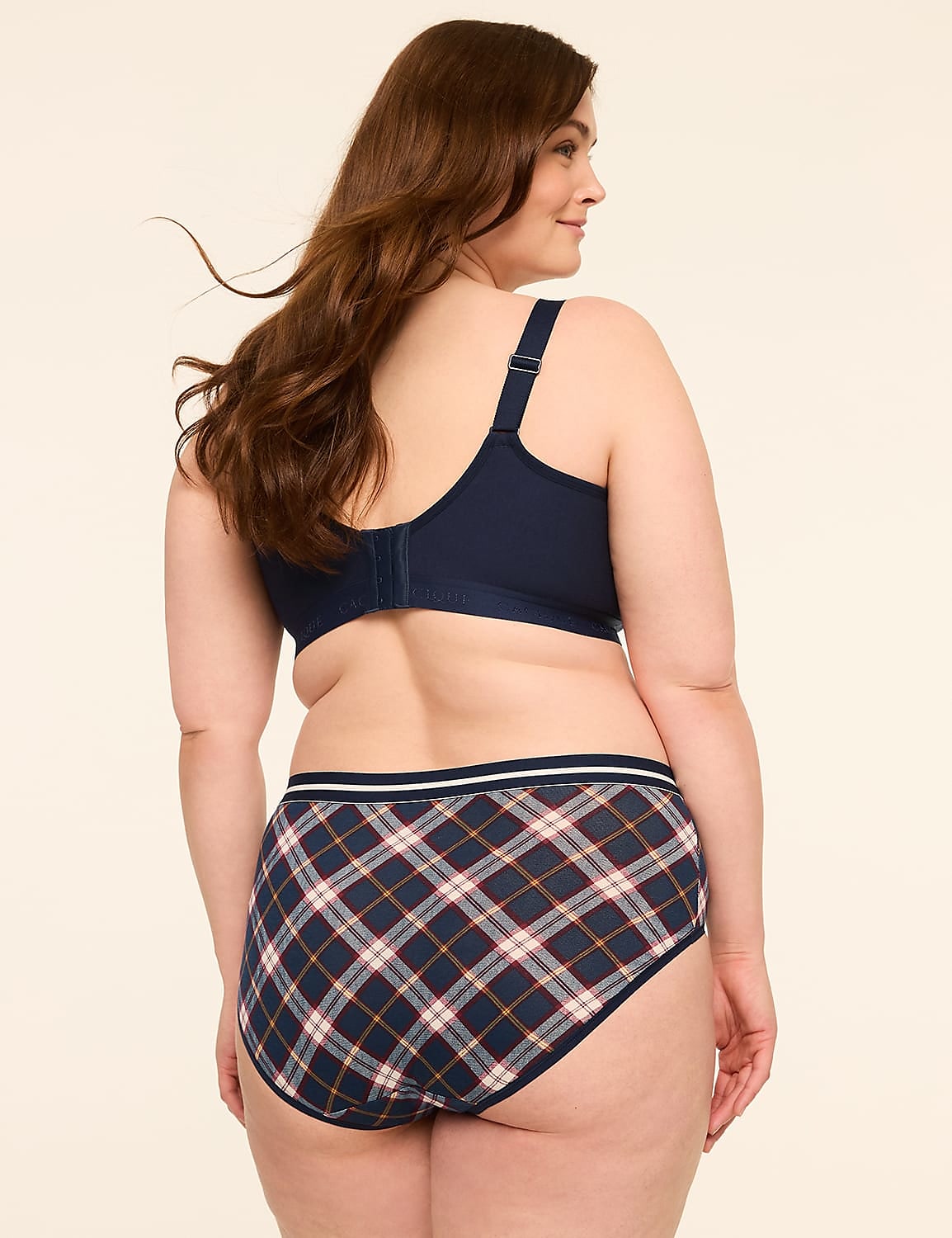 Cotton High-Leg Brief Panty With Wide Waistband Product Image 2