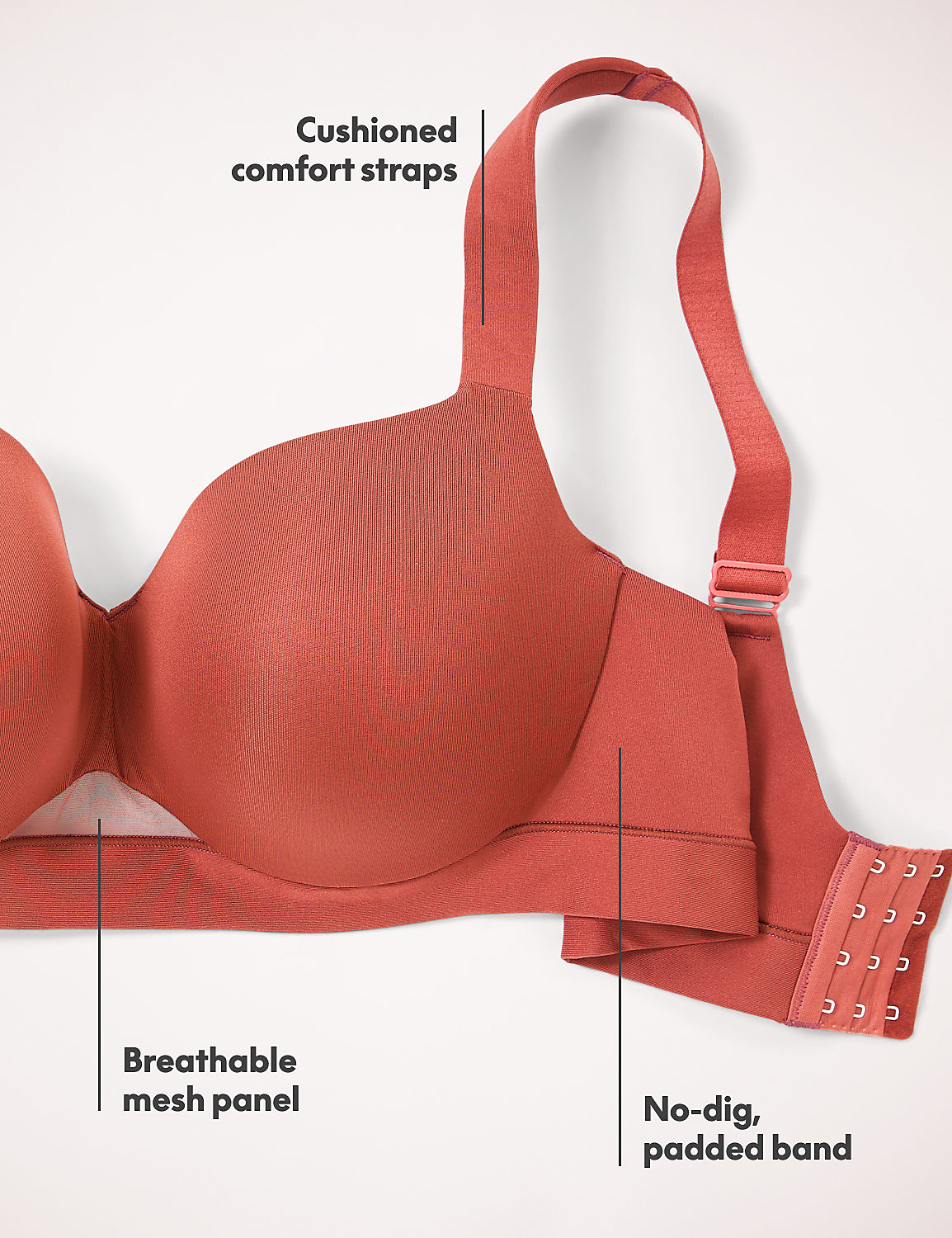 Comfort Bliss&reg; Lightly Lined No-Wire Bra Product Image 5