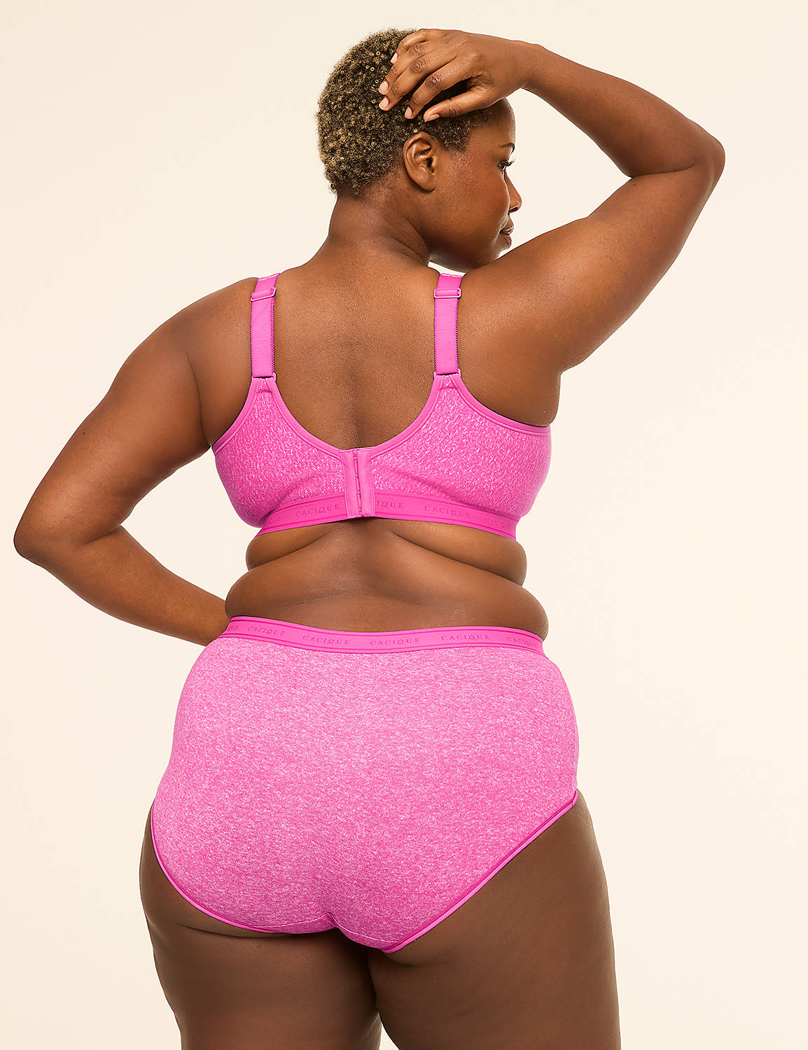 Cotton Lightly Lined No-Wire Bra Product Image 2