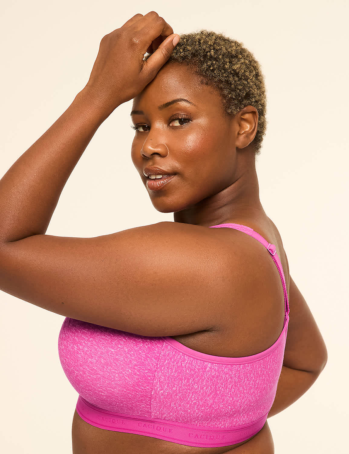 Cotton Lightly Lined No-Wire Bra Product Image 3