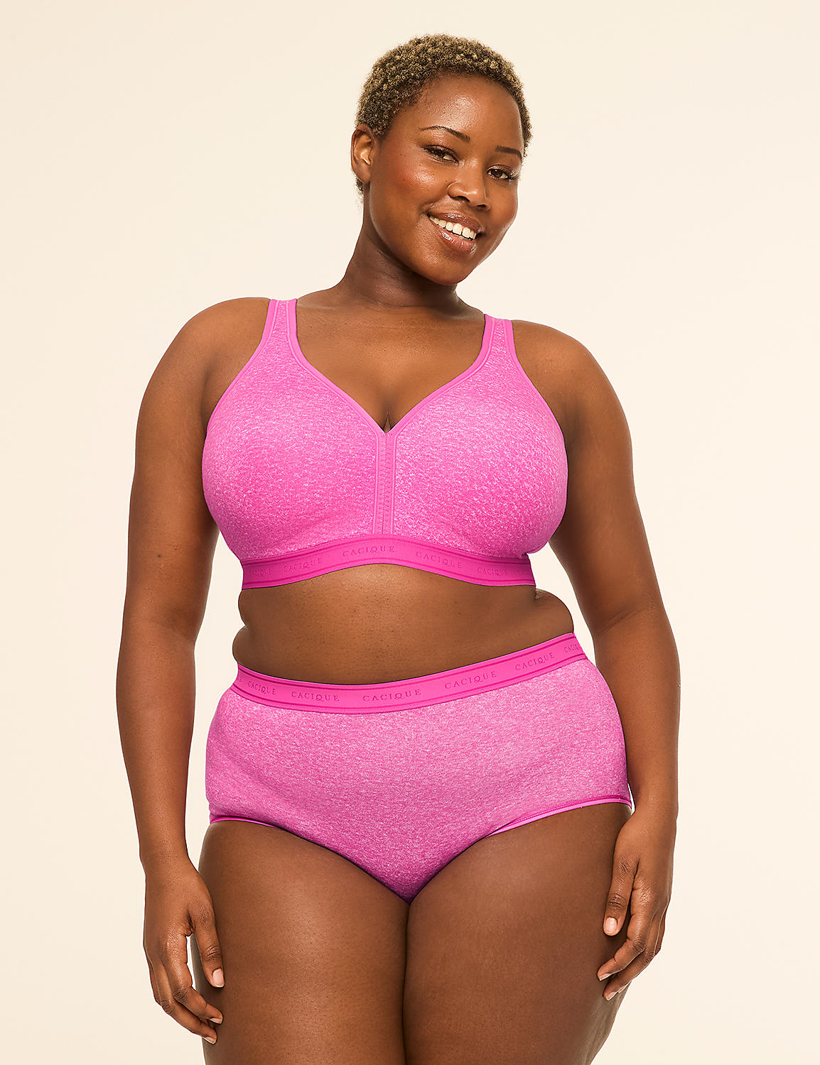 Cotton Lightly Lined No-Wire Bra Product Image 4
