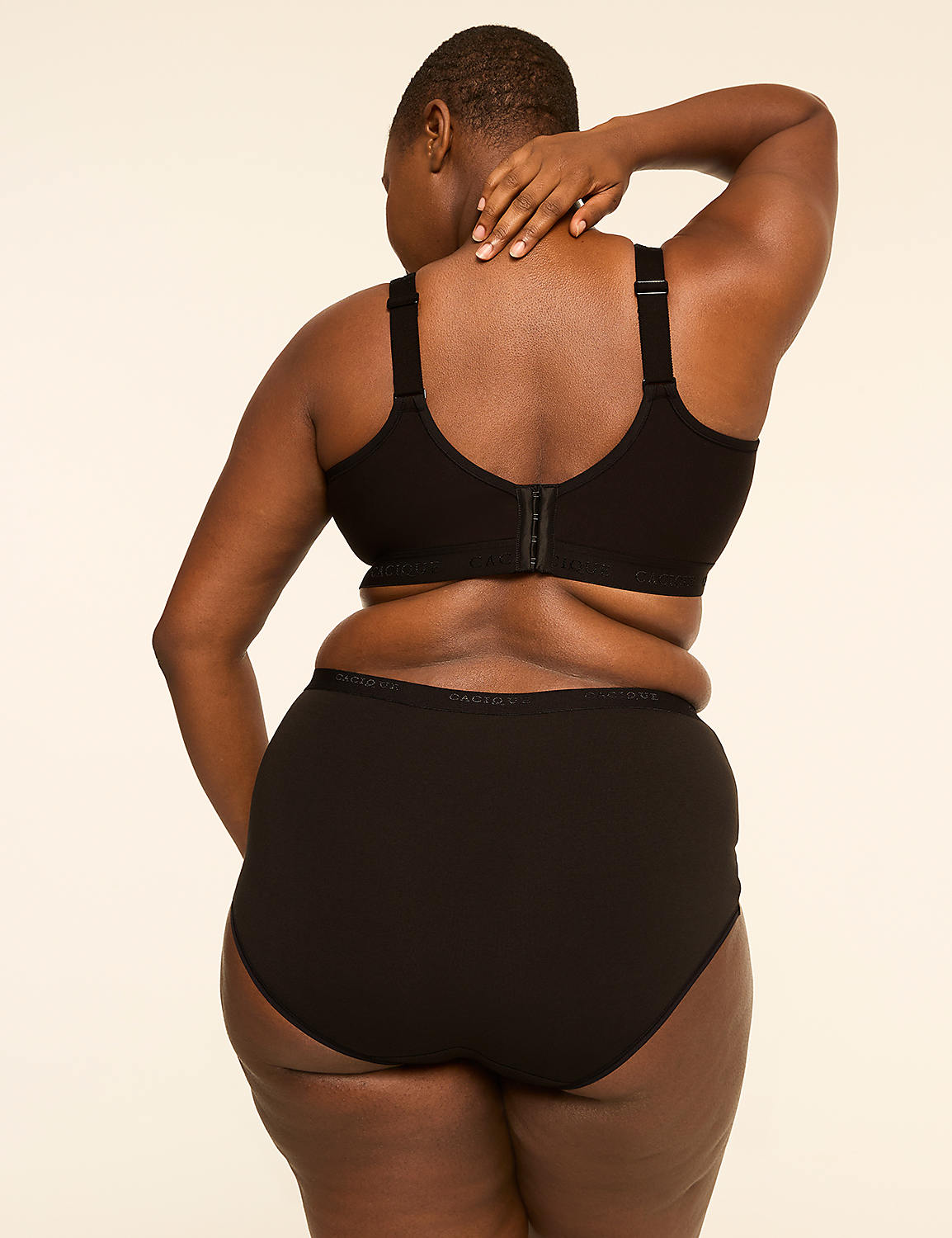 A person in black underwear stands with their back to the viewer against a plain, light-colored background. Product Image 2