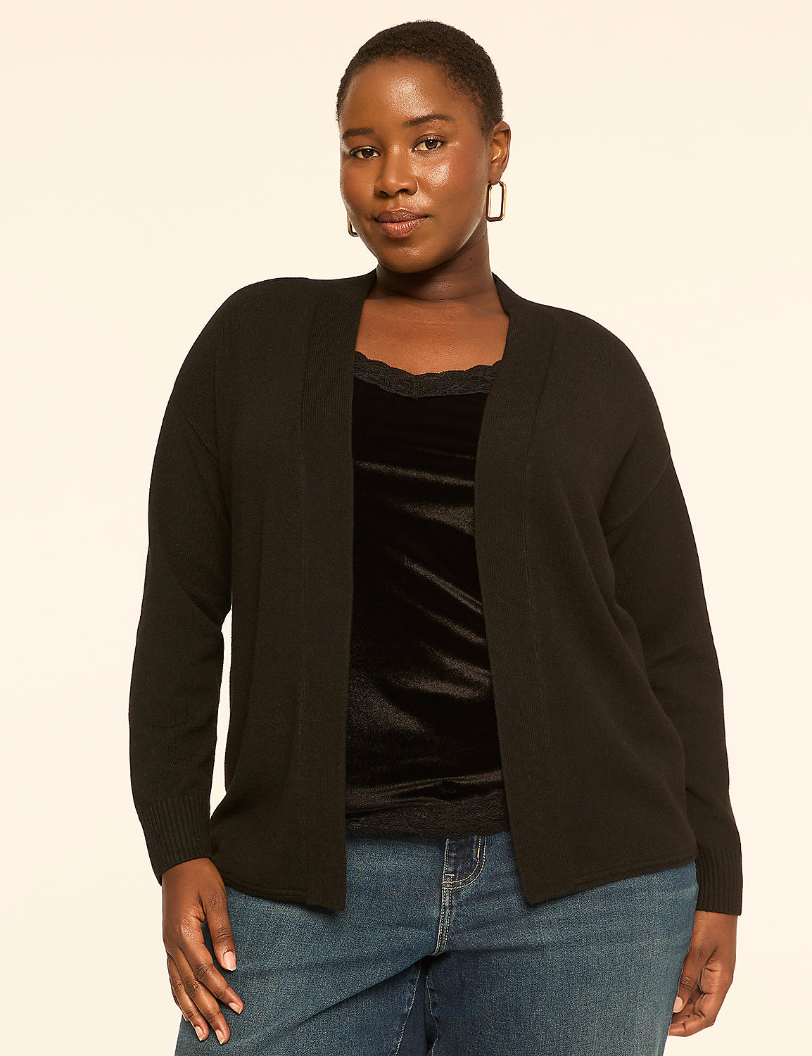 Open-Front Cardigan - thumbnail 4