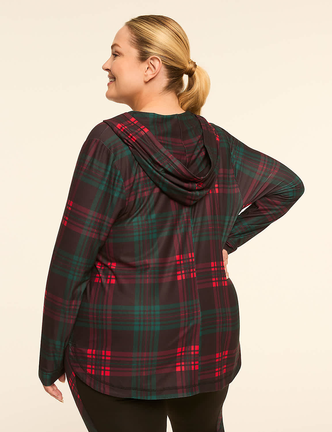 LIVI Soft Long-Sleeve V-Neck Hoodie Product Image 2