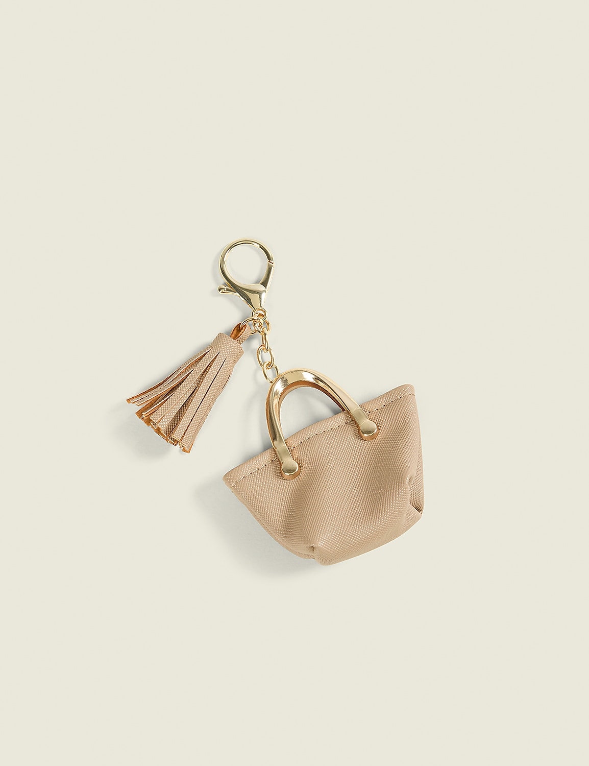 Tan Purse Bag Charm