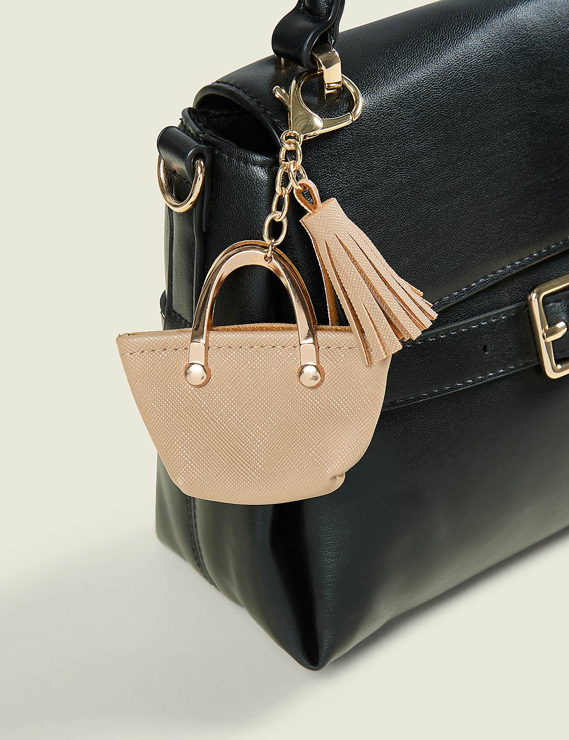 Tan Purse Bag Charm - thumbnail 2