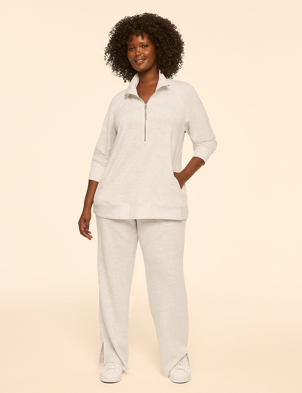 LIVI Journey Heathered Half-Zip Sweatshirt - thumbnail 3