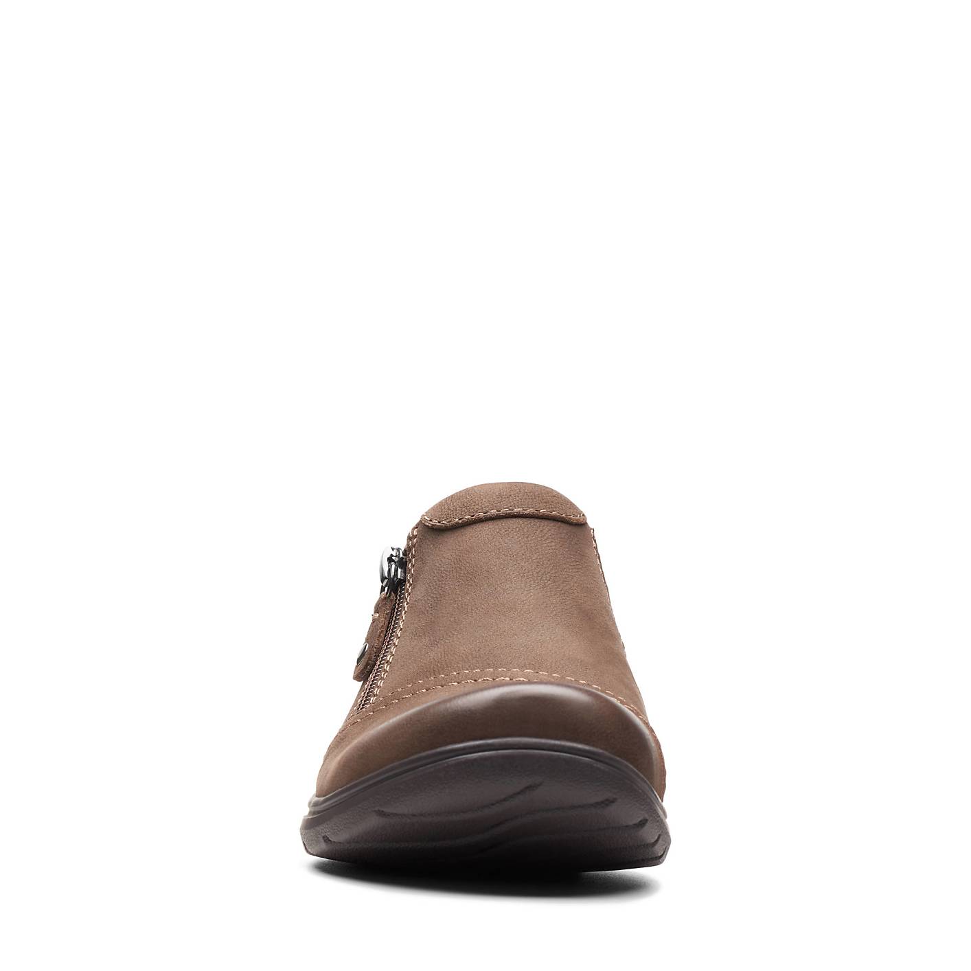 A single brown leather shoe sits in the foreground against a plain white background. Product Image 4