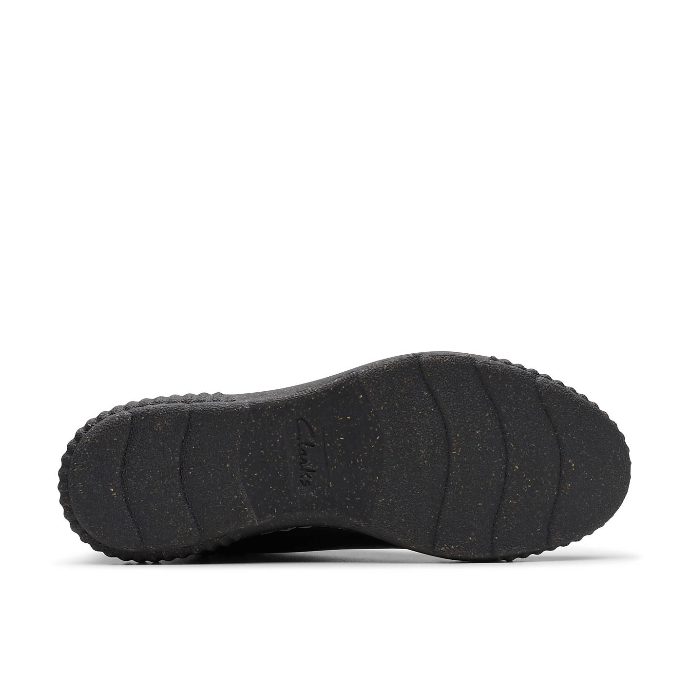 A black textured shoe sole rests horizontally against a plain white background. Product Image 4