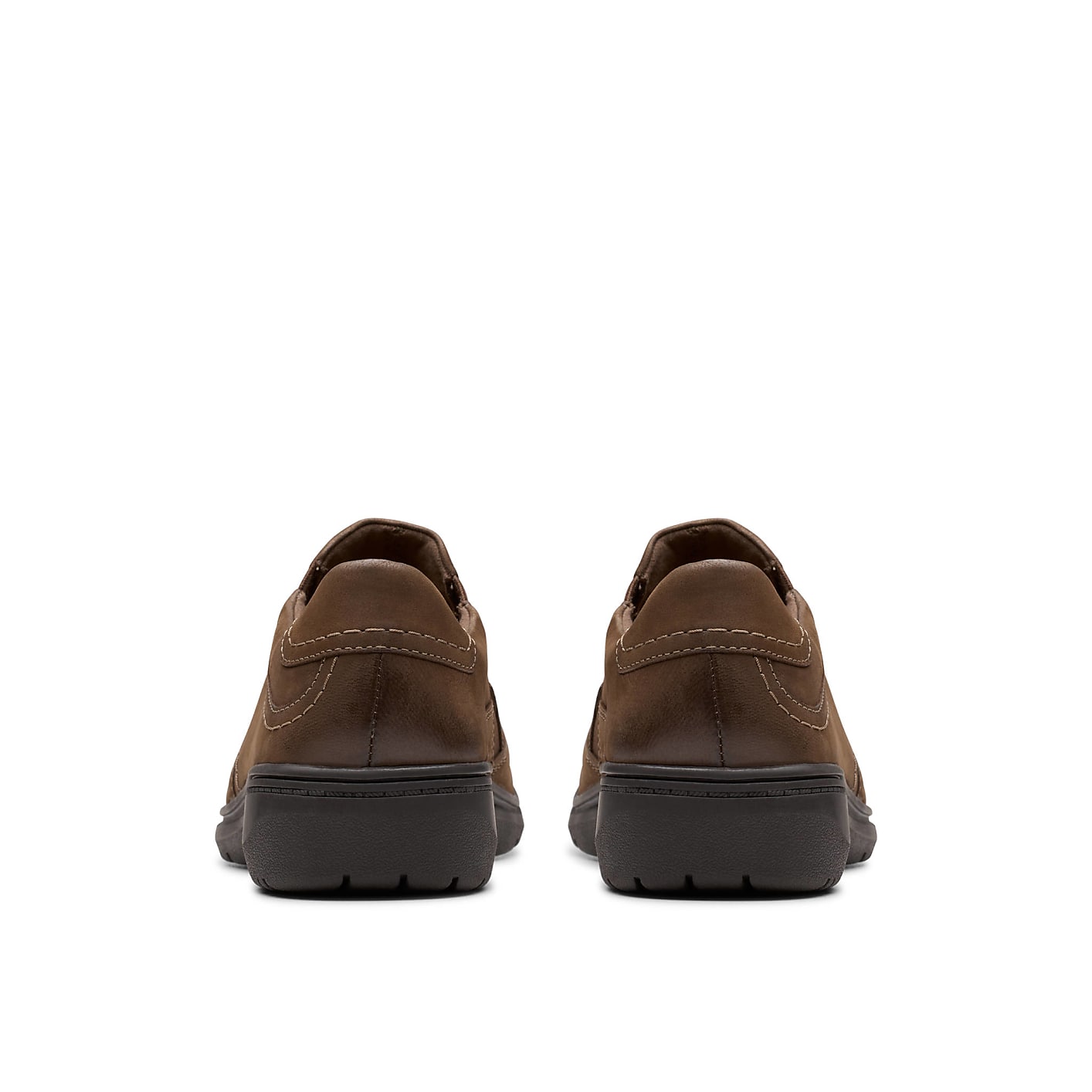 A pair of brown leather shoes are positioned side-by-side against a plain white background. Product Image 2